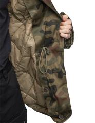 Polish Parka with Removable Liner, Wz. 93 Pantera, Surplus. The waist drawstring can be tied with a slip knot for ease of adjustment.
